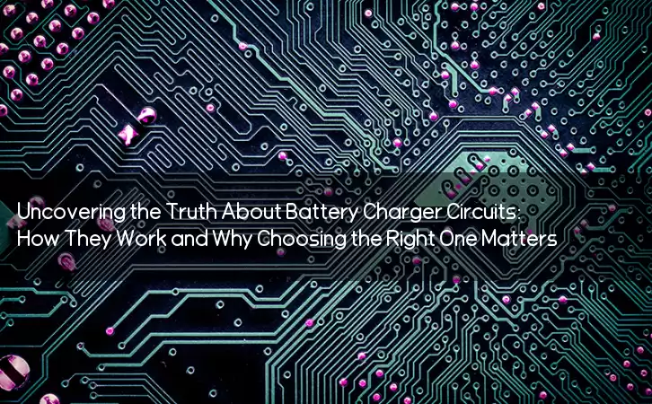 Uncovering the Truth About Battery Charger Circuits: How They Work and Why Choosing the Right One Matters