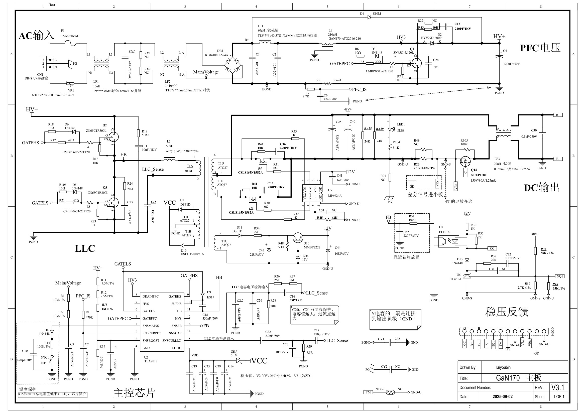 150~600W AC-DC Power Supply Design — figure 1