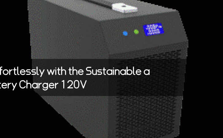 Charge Your Batteries Effortlessly with the Sustainable and Efficient Power Battery Charger 120V