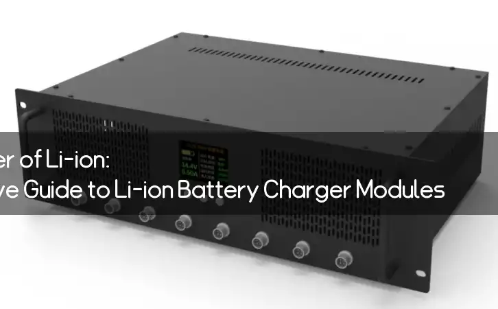 Unlocking the Power of Li-ion: A Comprehensive Guide to Li-ion Battery Charger Modules