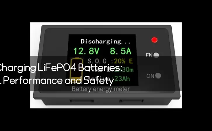 Mastering the Art of Charging LiFePO4 Batteries: A Guide to Optimal Performance and Safety