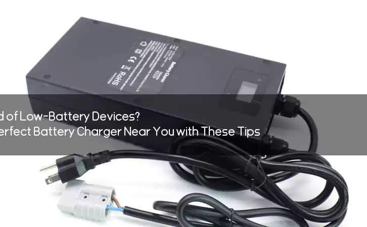 Are You Tired of Low-Battery Devices? Find the Perfect Battery Charger Near You with These Tips!