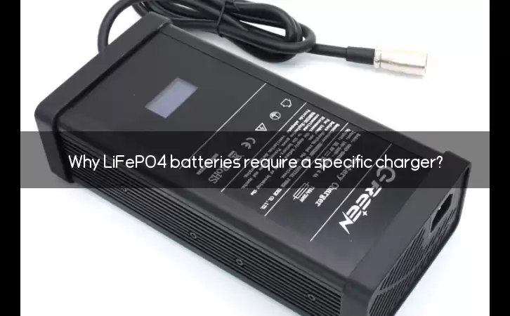 Why LiFePO4 batteries require a specific charger?