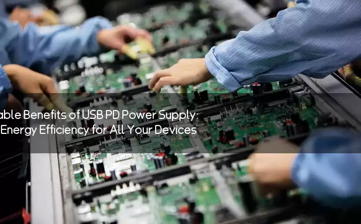 Exploring the Remarkable Benefits of USB PD Power Supply: Speed, Safety, and Energy Efficiency for All Your Devices