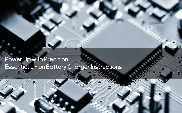 Power Up with Precision: Essential Li-ion Battery Charger Instructions