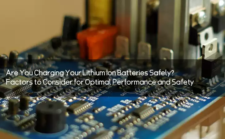 Are You Charging Your Lithium Ion Batteries Safely? Factors to Consider for Optimal Performance and Safety