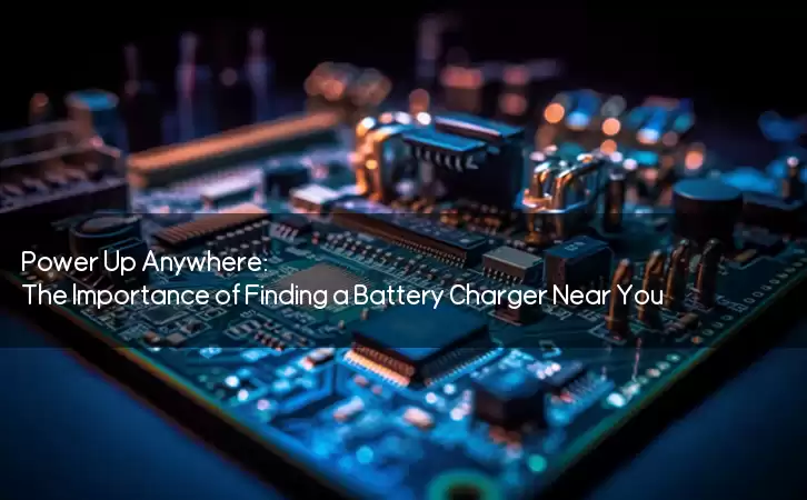 Power Up Anywhere: The Importance of Finding a Battery Charger Near You