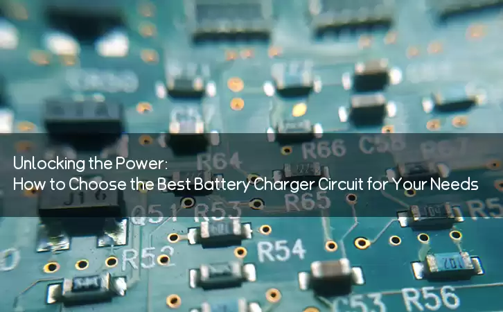 Unlocking the Power: How to Choose the Best Battery Charger Circuit for Your Needs