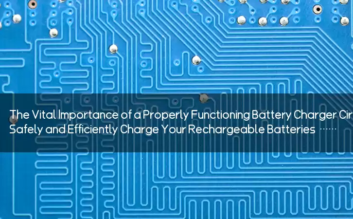 The Vital Importance of a Properly Functioning Battery Charger Circuit: Safely and Efficiently Charge Your Rechargeable Batteries with the Right Device