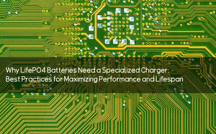 Why LifePO4 Batteries Need a Specialized Charger: Best Practices for Maximizing Performance and Lifespan