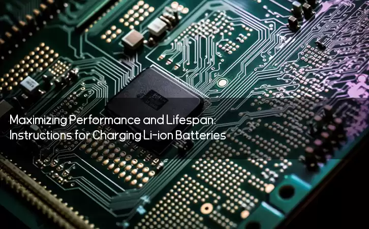 Maximizing Performance and Lifespan: Instructions for Charging Li-ion Batteries