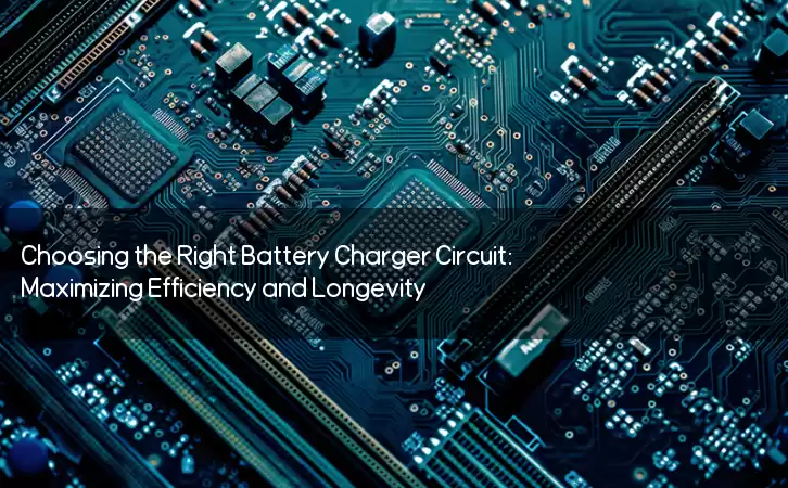 Choosing the Right Battery Charger Circuit: Maximizing Efficiency and Longevity