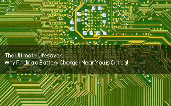 The Ultimate Lifesaver: Why Finding a Battery Charger Near You is Critical