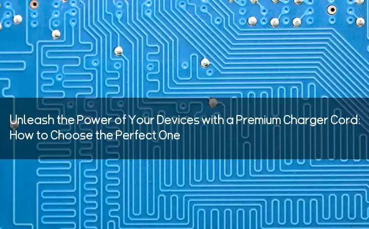 Unleash the Power of Your Devices with a Premium Charger Cord: How to Choose the Perfect One
