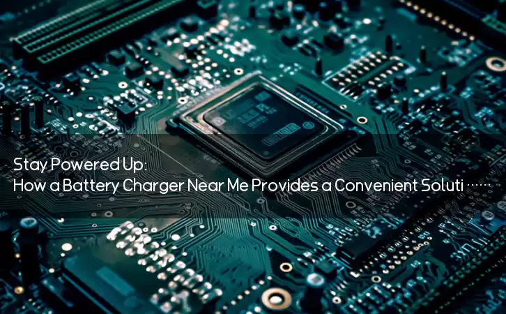 Stay Powered Up: How a Battery Charger Near Me Provides a Convenient Solution for Your Mobile Devices