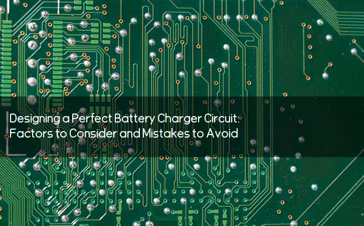 Designing a Perfect Battery Charger Circuit: Factors to Consider and Mistakes to Avoid