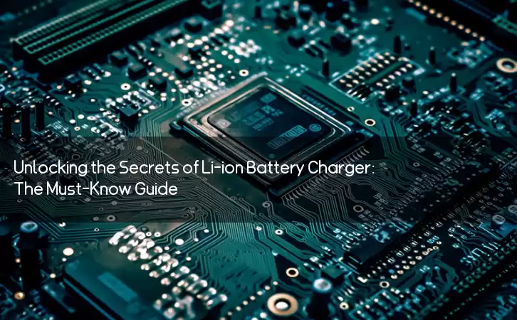 Unlocking the Secrets of Li-ion Battery Charger: The Must-Know Guide!