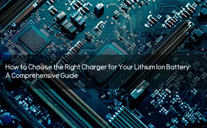How to Choose the Right Charger for Your Lithium Ion Battery: A Comprehensive Guide