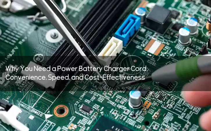 Why You Need a Power Battery Charger Cord: Convenience, Speed, and Cost-Effectiveness