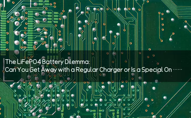 The LiFePO4 Battery Dilemma: Can You Get Away with a Regular Charger or Is a Special One Necessary?