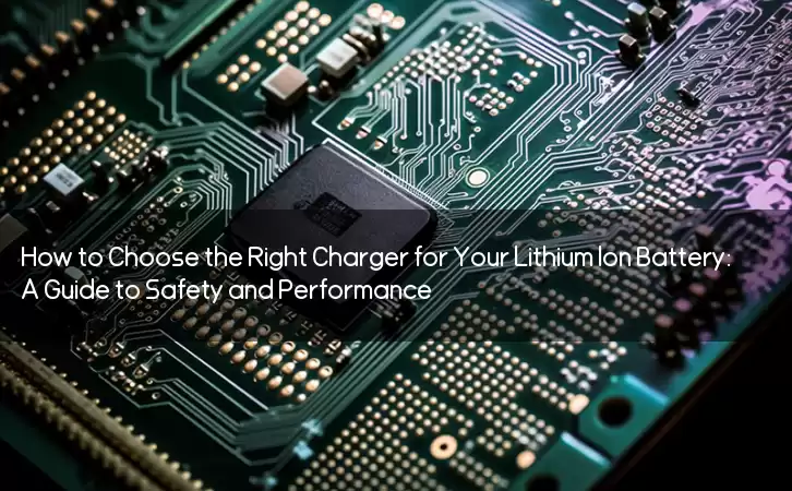 How to Choose the Right Charger for Your Lithium Ion Battery: A Guide to Safety and Performance