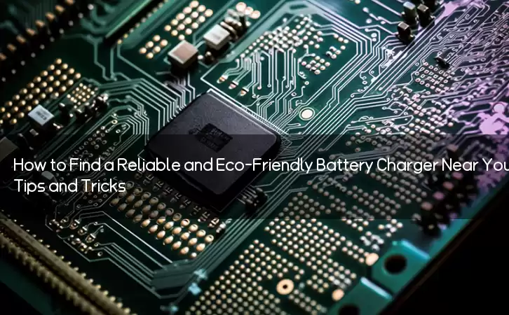 How to Find a Reliable and Eco-Friendly Battery Charger Near You: Tips and Tricks