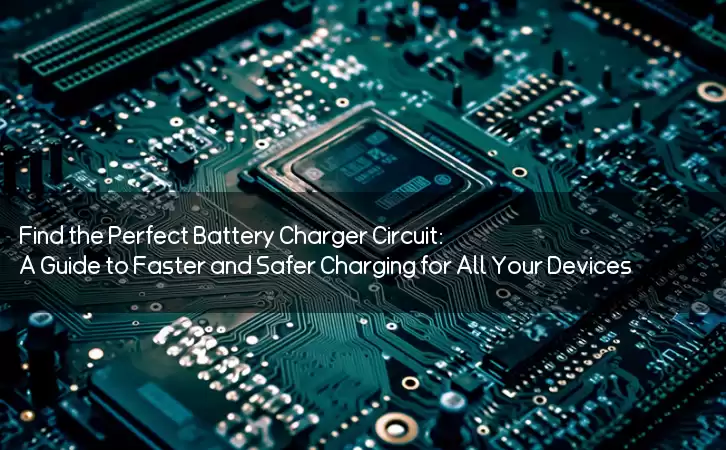 Find the Perfect Battery Charger Circuit: A Guide to Faster and Safer Charging for All Your Devices