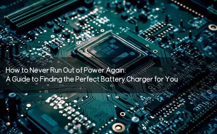 How to Never Run Out of Power Again: A Guide to Finding the Perfect Battery Charger for You