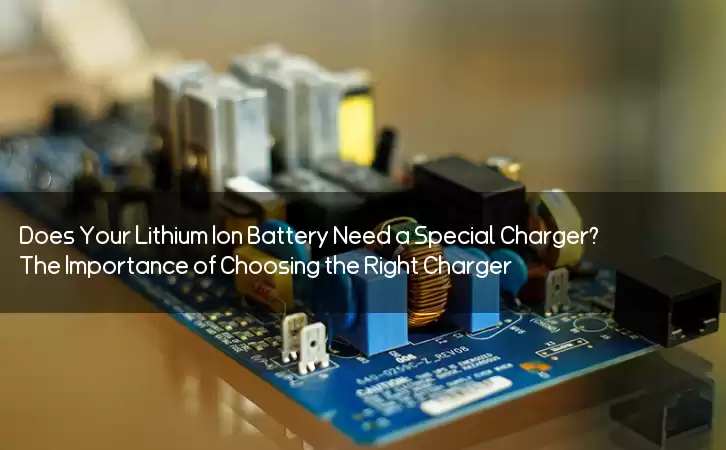 Does Your Lithium Ion Battery Need a Special Charger? The Importance of Choosing the Right Charger
