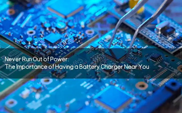 Never Run Out of Power: The Importance of Having a Battery Charger Near You