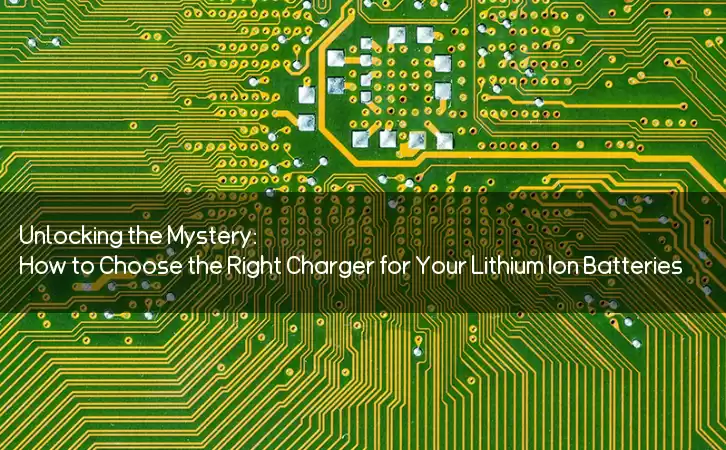 Unlocking the Mystery: How to Choose the Right Charger for Your Lithium Ion Batteries