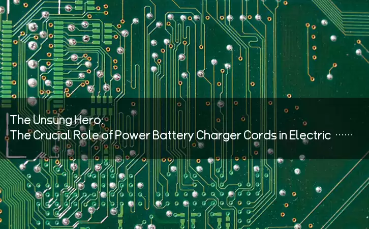 The Unsung Hero: The Crucial Role of Power Battery Charger Cords in Electric Vehicle Charging System