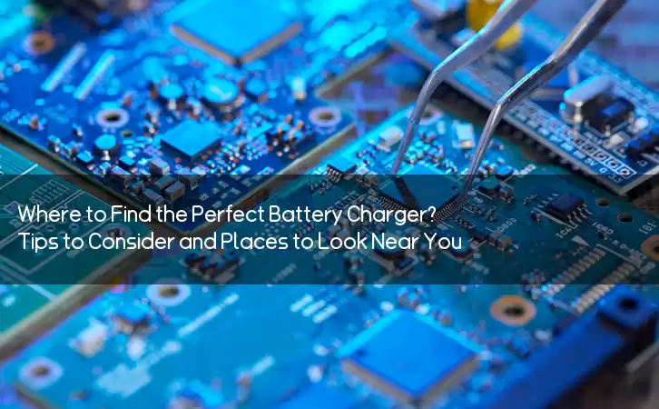 Where to Find the Perfect Battery Charger? Tips to Consider and Places to Look Near You!