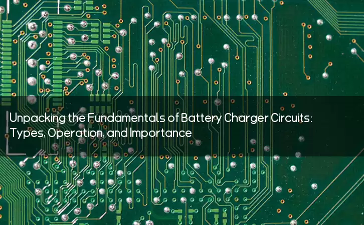Unpacking the Fundamentals of Battery Charger Circuits: Types, Operation, and Importance
