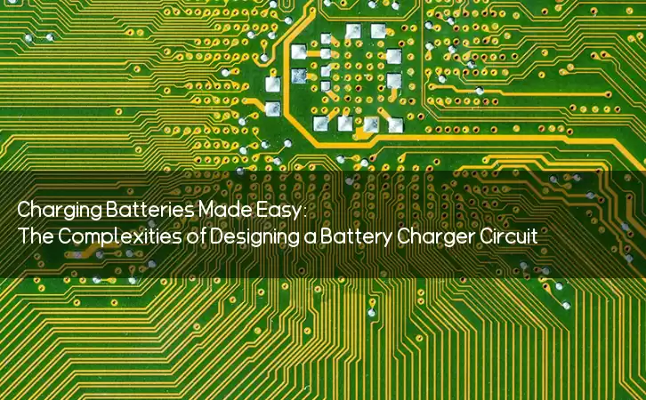 Charging Batteries Made Easy: The Complexities of Designing a Battery Charger Circuit