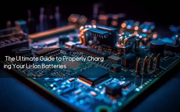 The Ultimate Guide to Properly Charging Your Li-Ion Batteries