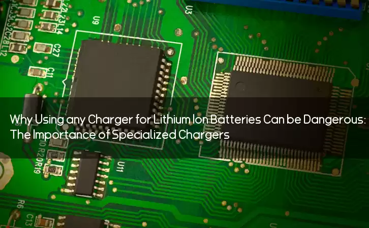 Why Using any Charger for Lithium Ion Batteries Can be Dangerous: The Importance of Specialized Chargers