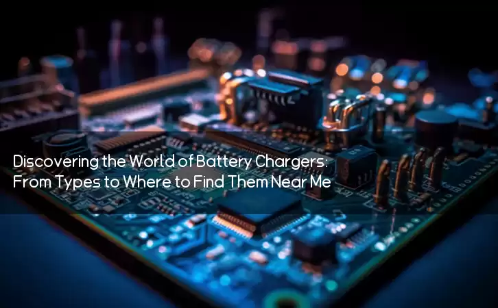 Discovering the World of Battery Chargers: From Types to Where to Find Them Near Me