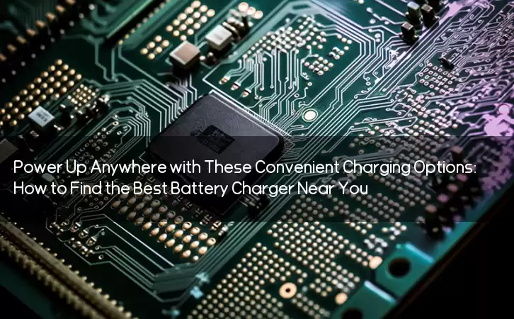 Power Up Anywhere with These Convenient Charging Options: How to Find the Best Battery Charger Near You