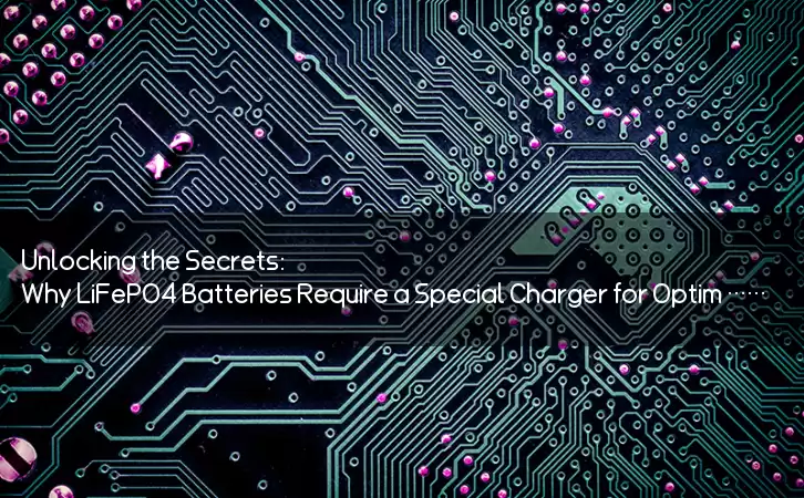 Unlocking the Secrets: Why LiFePO4 Batteries Require a Special Charger for Optimal Performance and Safety